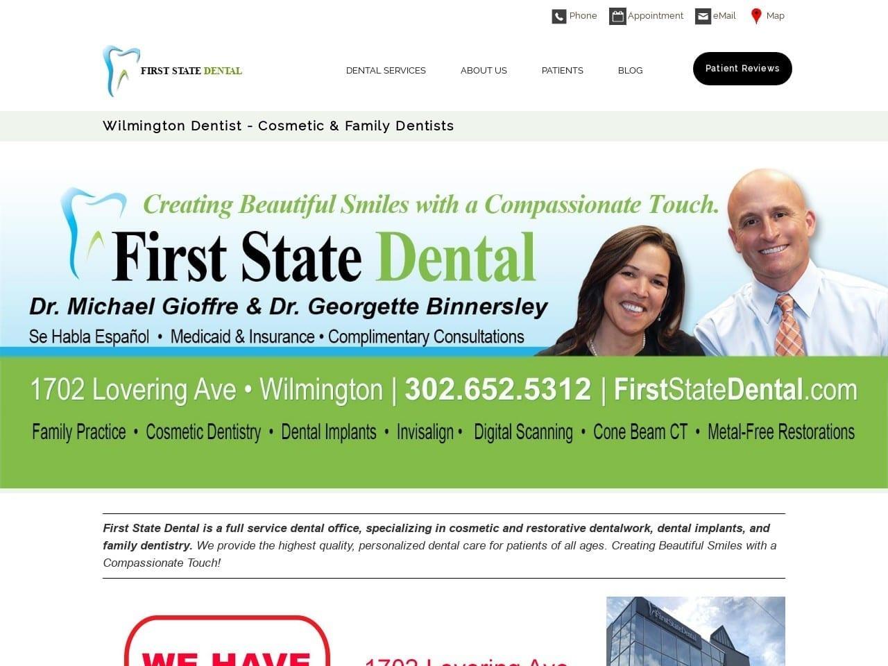 First State Dental PA Gioffre D Michael DDS screenshot