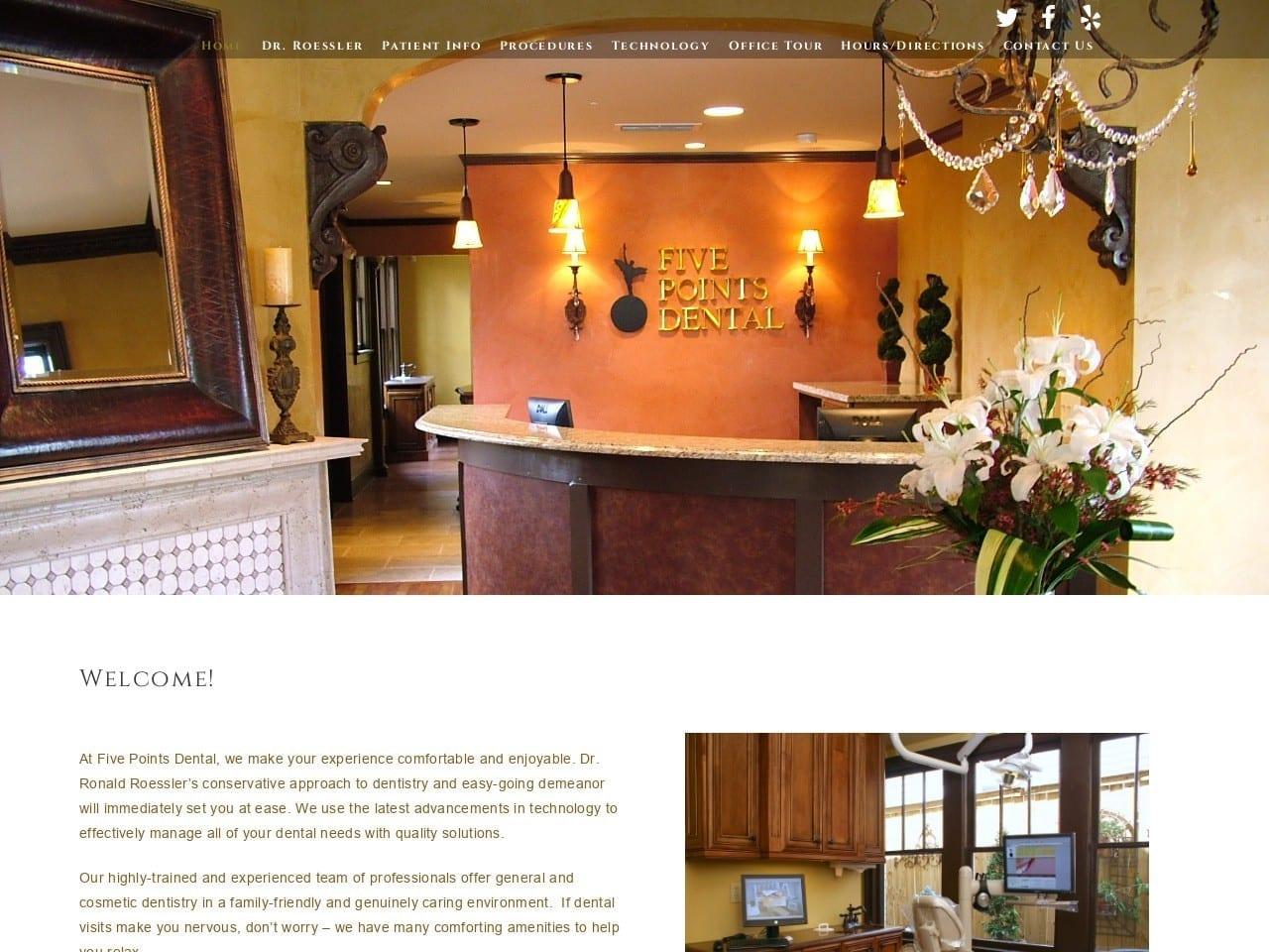 Five Points Dental screenshot