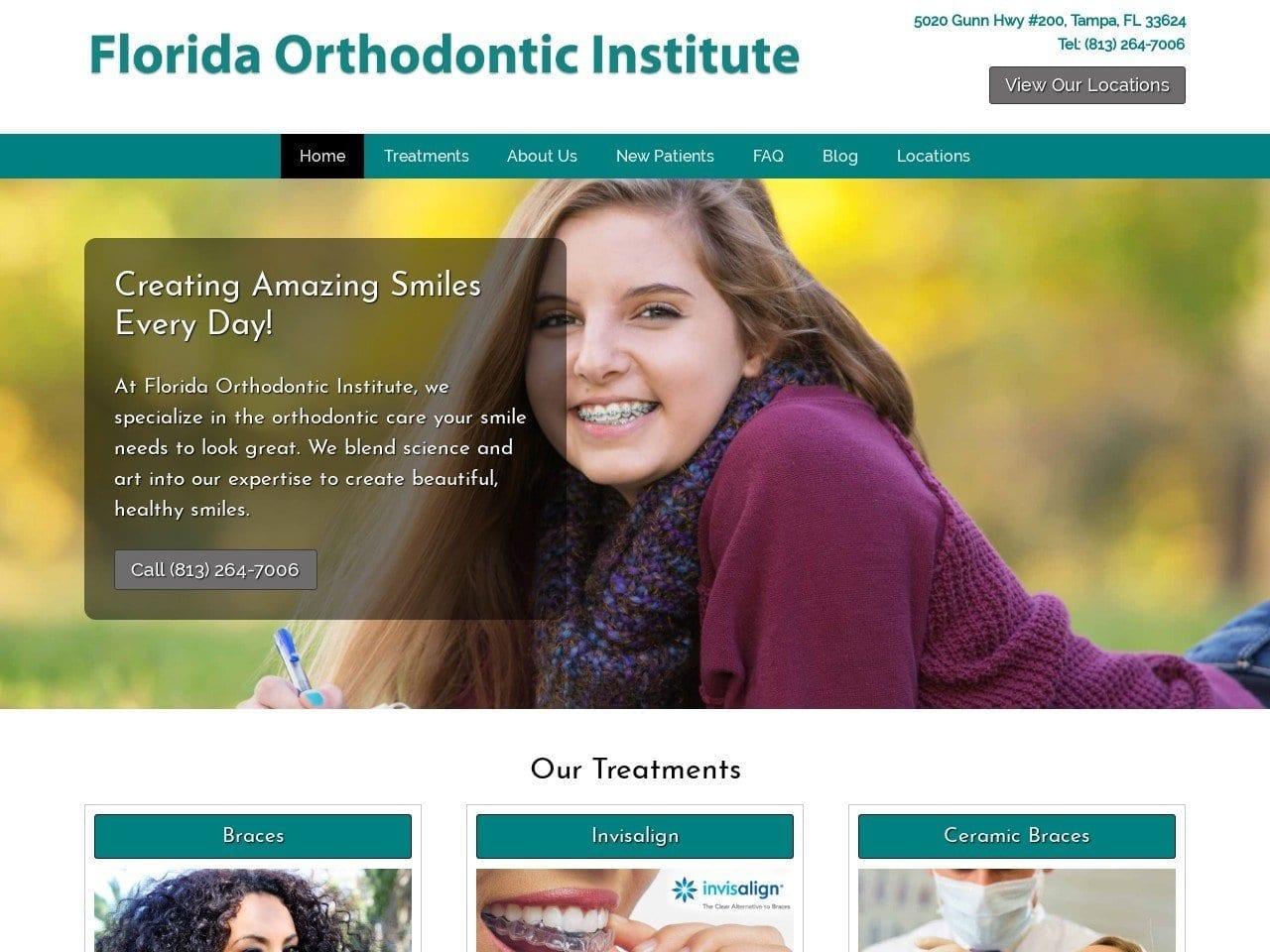Florida Orthodontic Institute screenshot