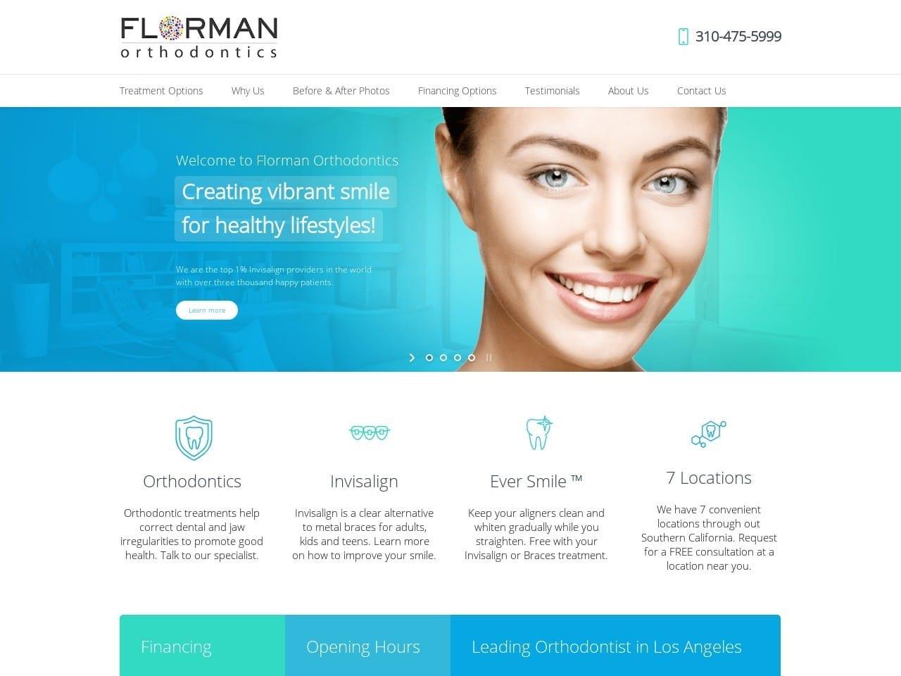Florman Orthodontics screenshot