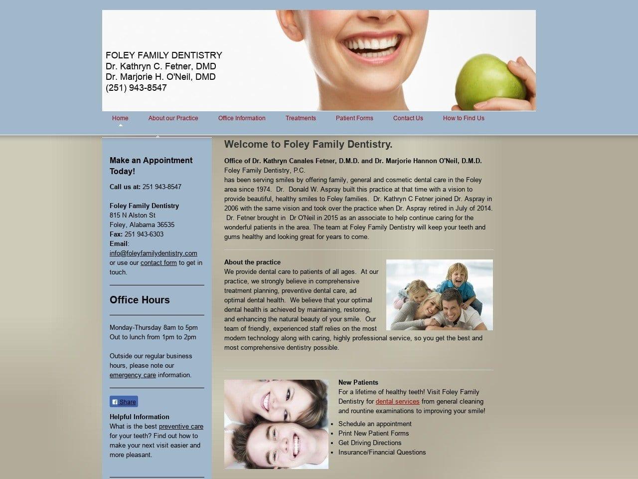 Foley Family Dentist screenshot