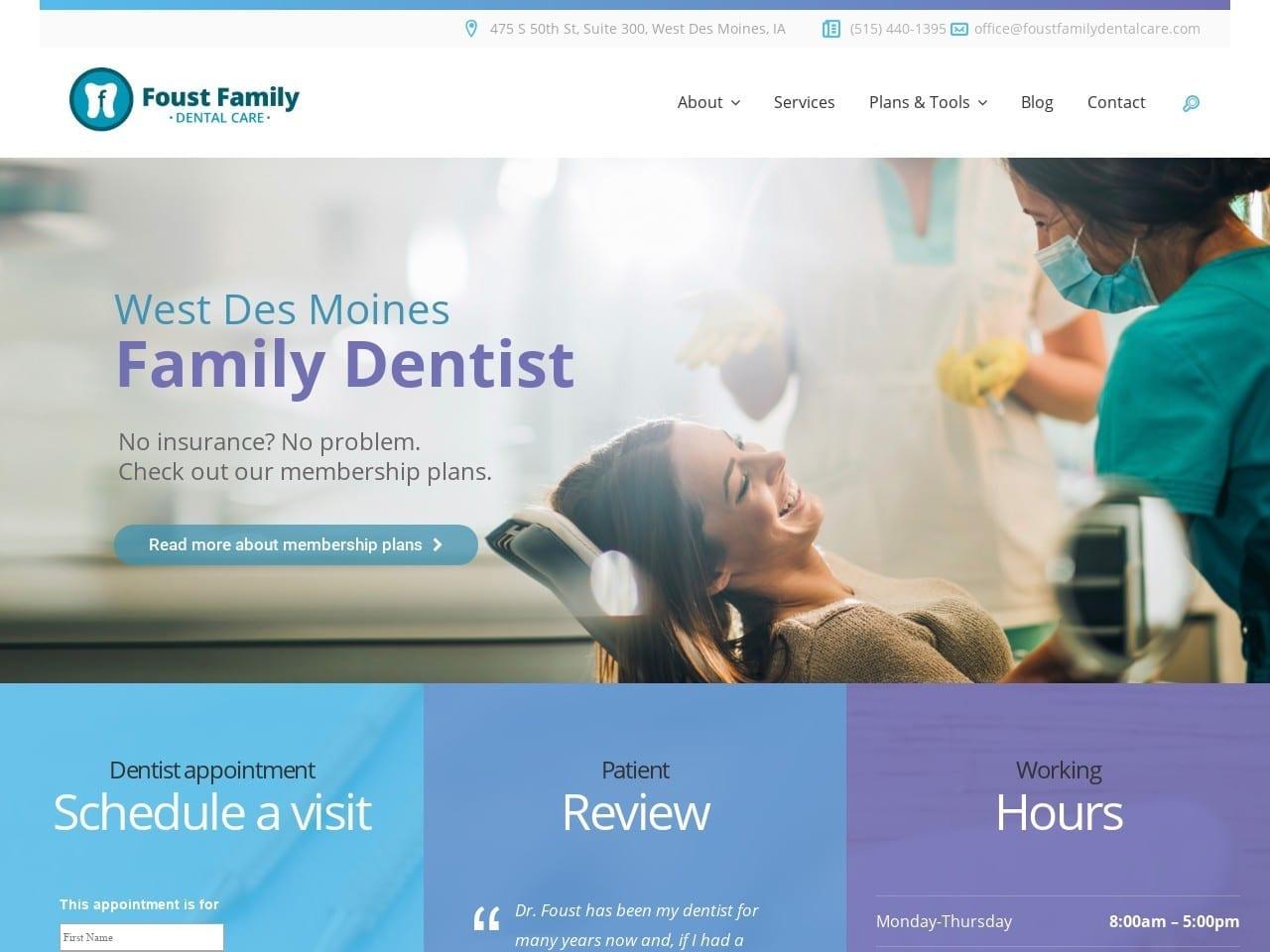 Foust Family Dental Care screenshot