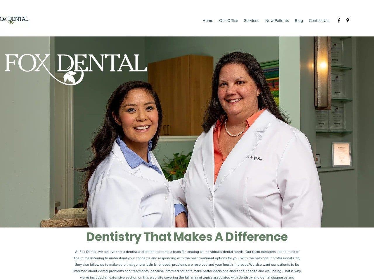 Fox Dental Ltd. screenshot