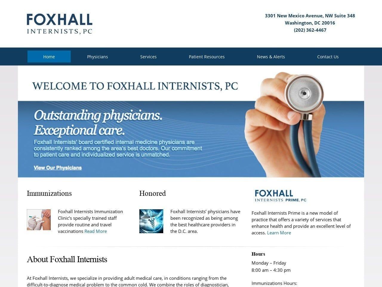 Foxhall Internists screenshot