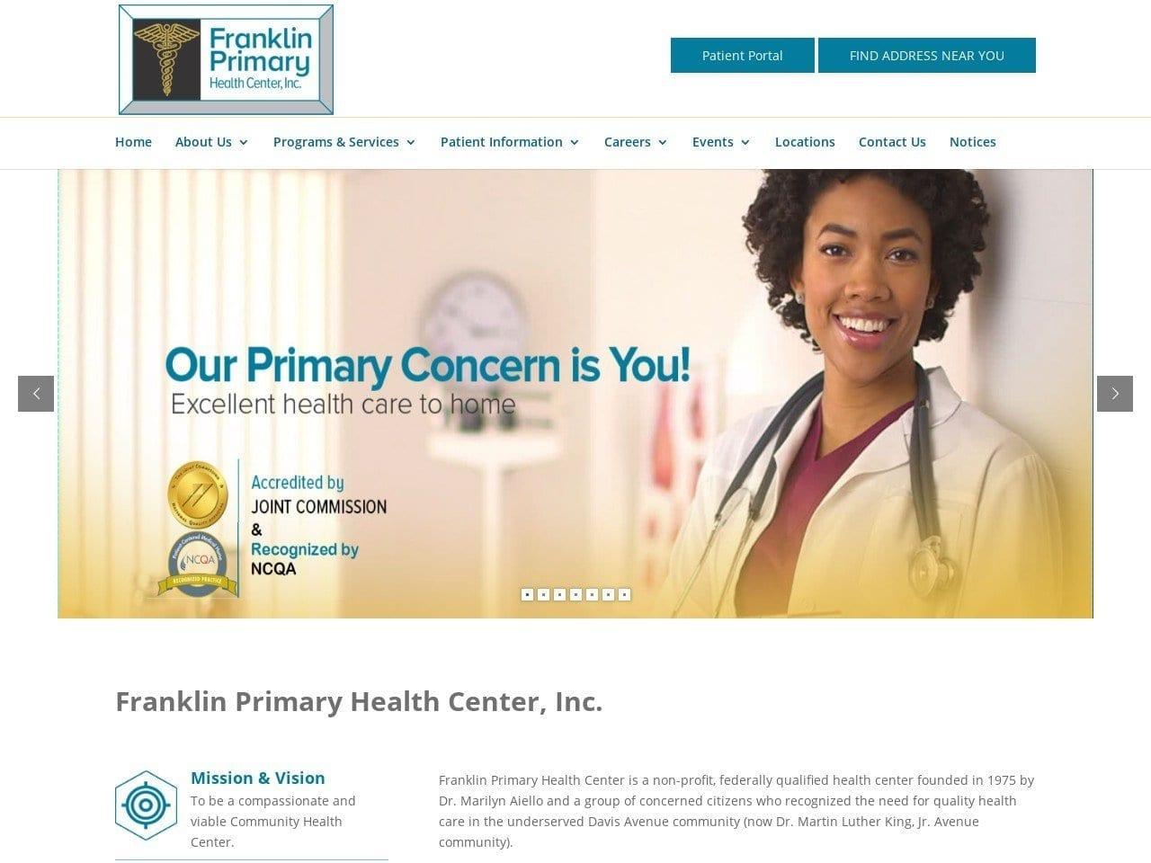 Franklin Primary Health Center Dickerson Mary DDS screenshot