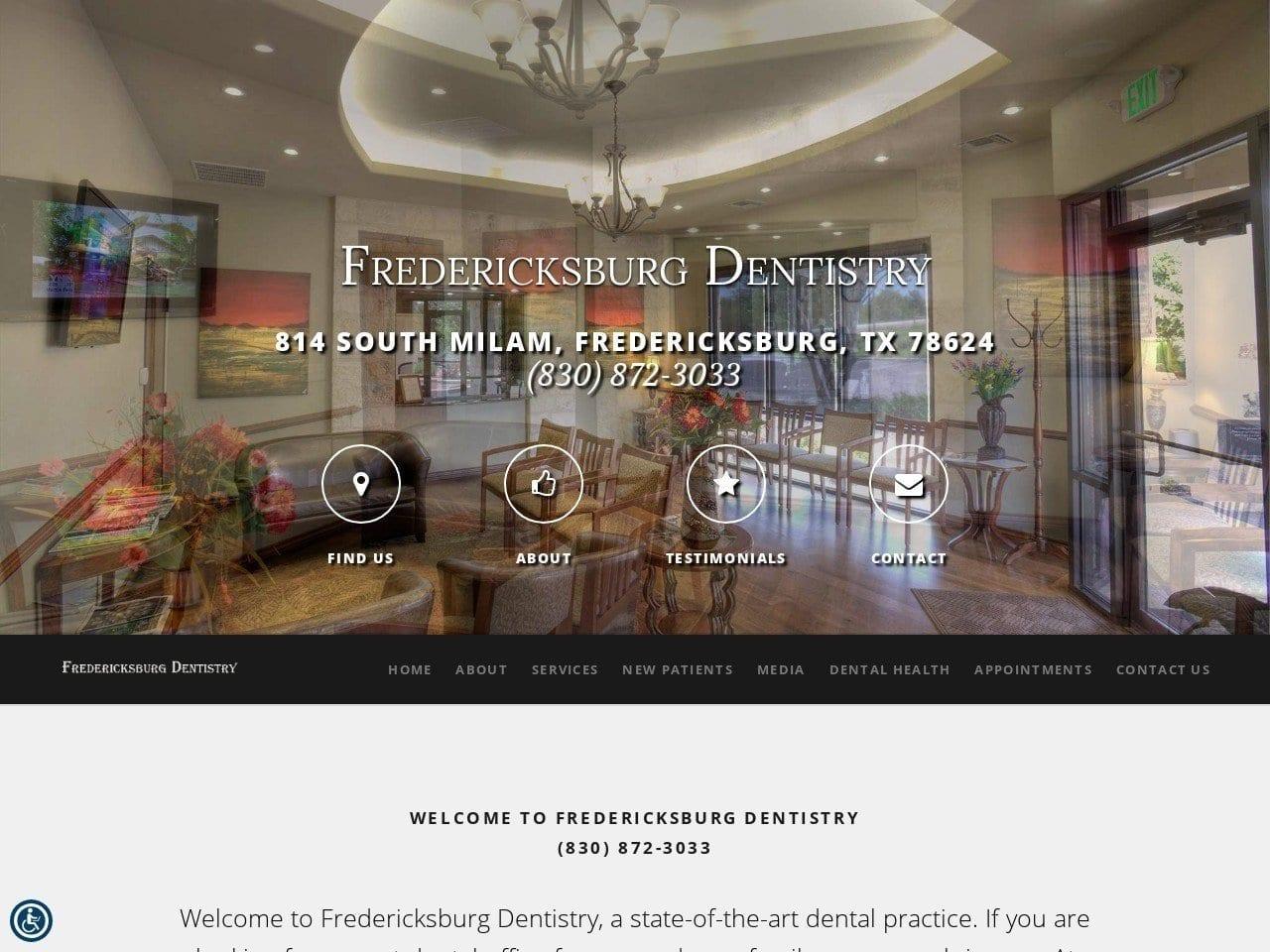 Fredericksburg Dentist screenshot