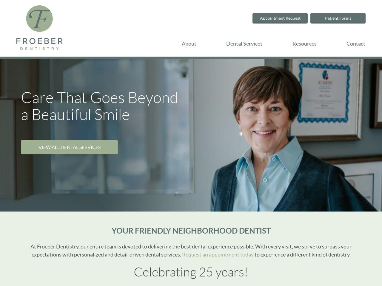 Froeber Dentist screenshot