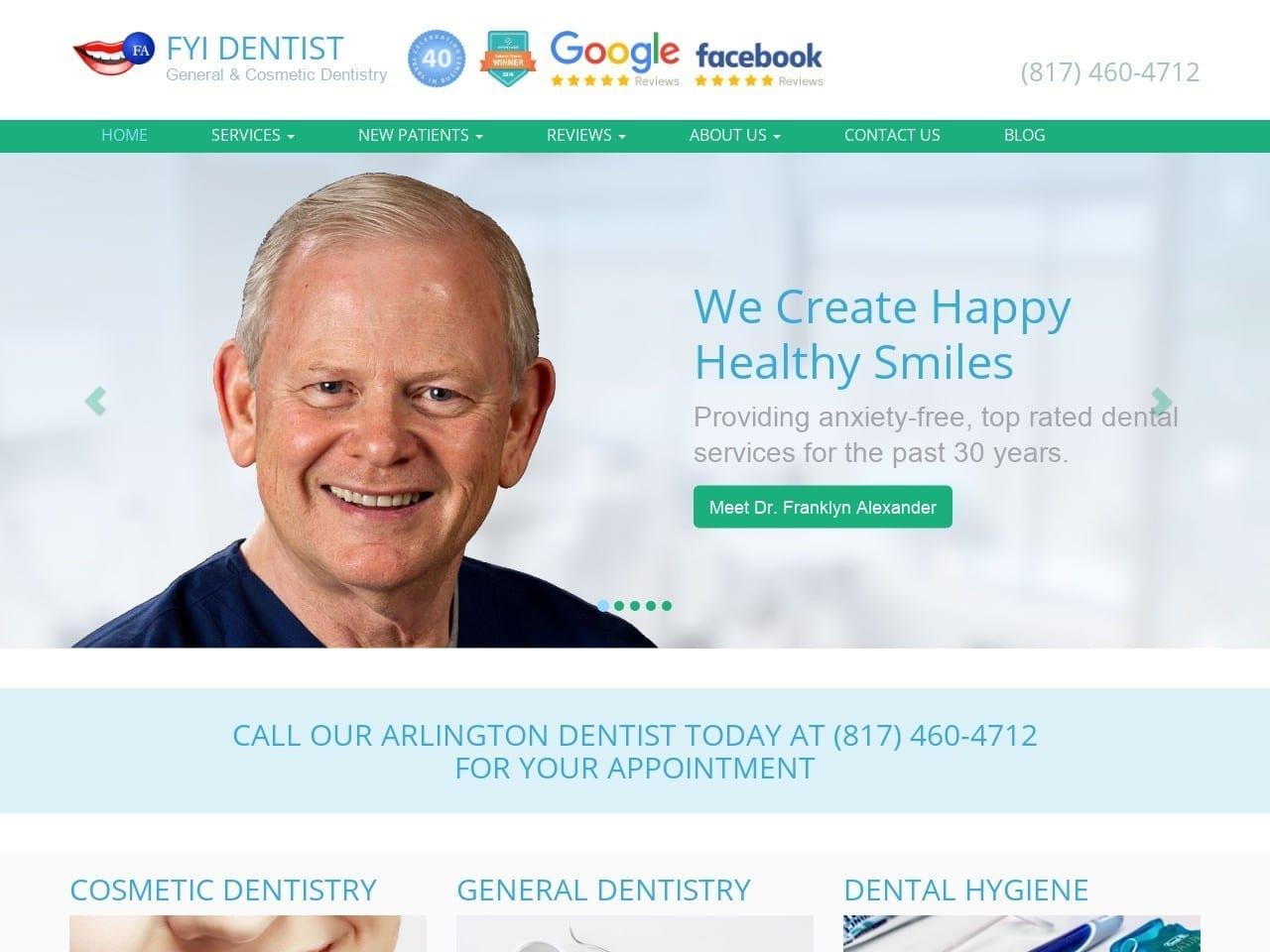 Franklyn Alexander DDS PA screenshot