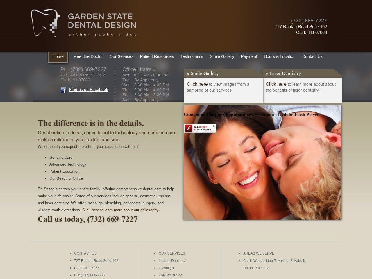Garden State Dental Design screenshot
