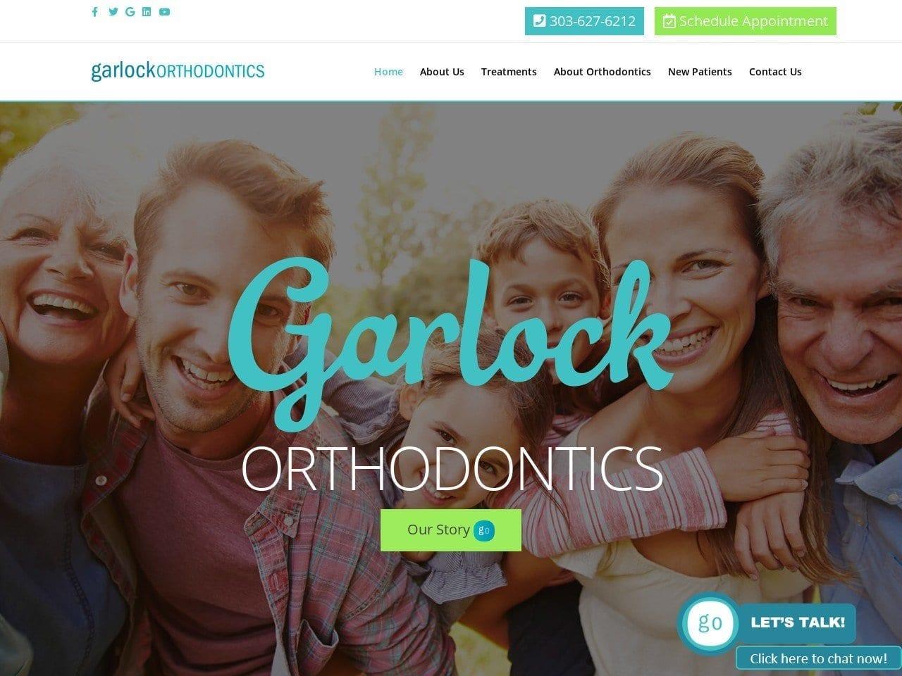 Garlock Orthodontics screenshot