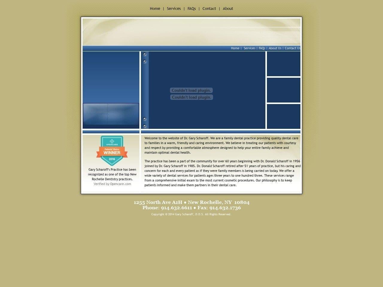 Scharoff Gary M DDS screenshot