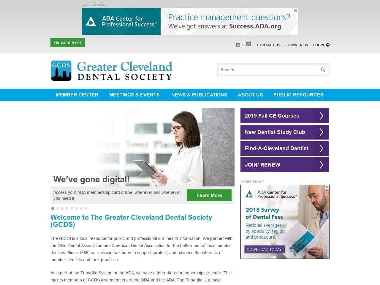 Greater Cleveland Dental screenshot
