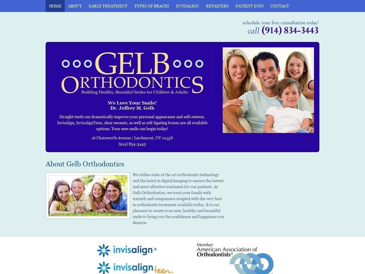 Gelb Orthodontics screenshot