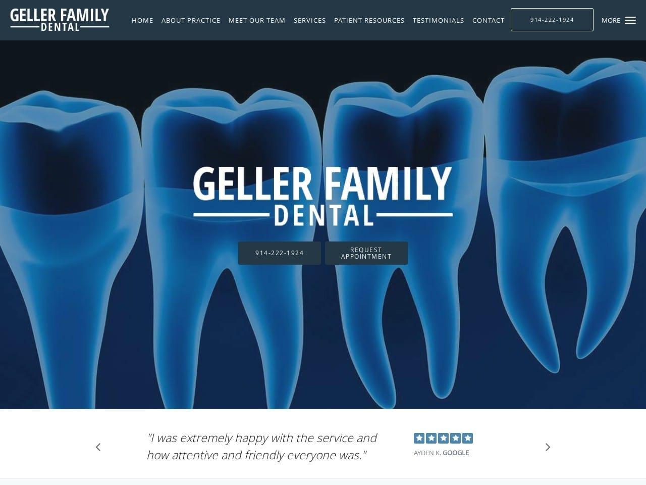 Geller Family Dental screenshot