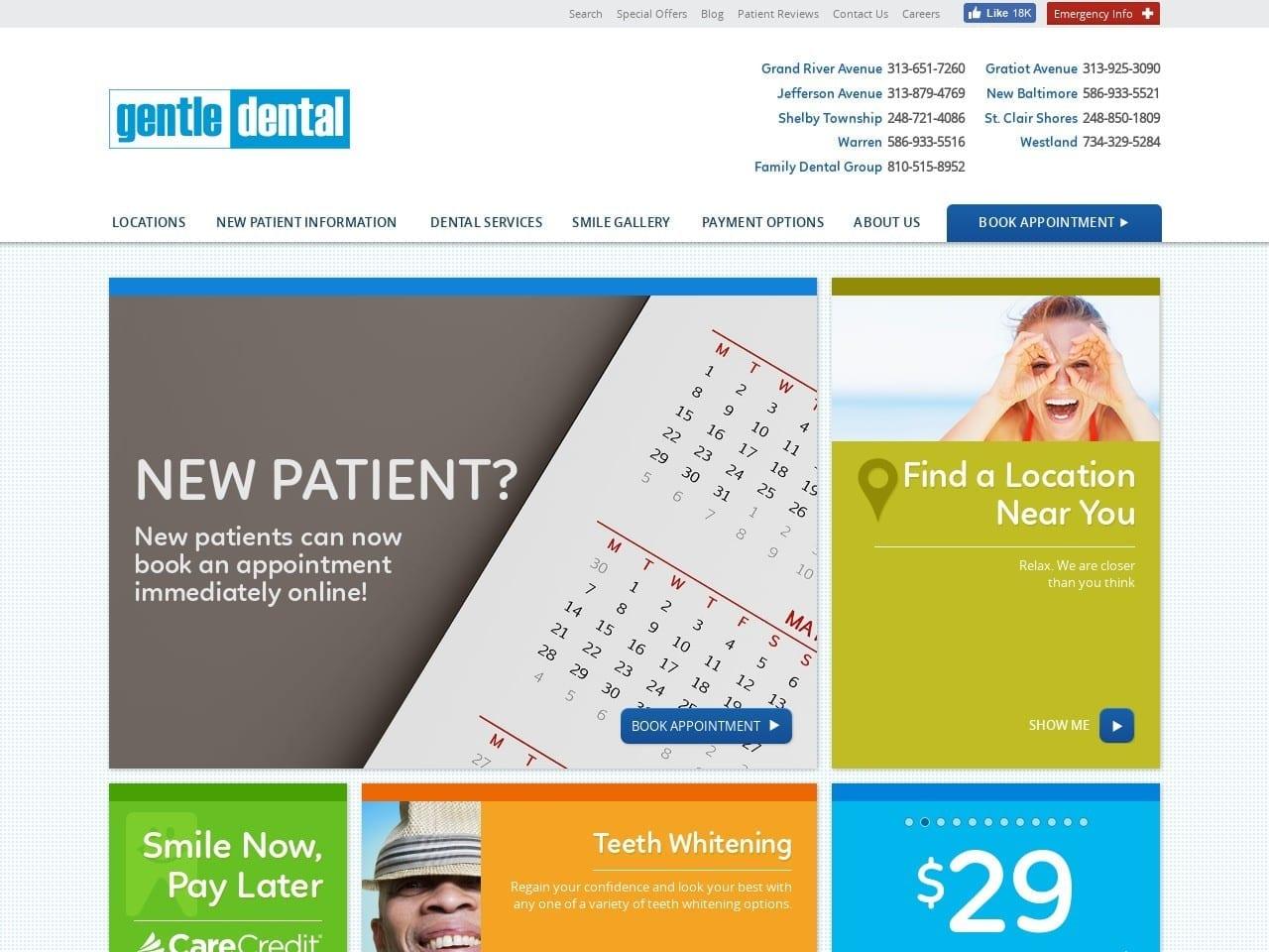 Gentle Dental of Michigan screenshot