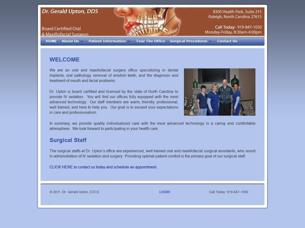 Upton Gerald W DDS screenshot