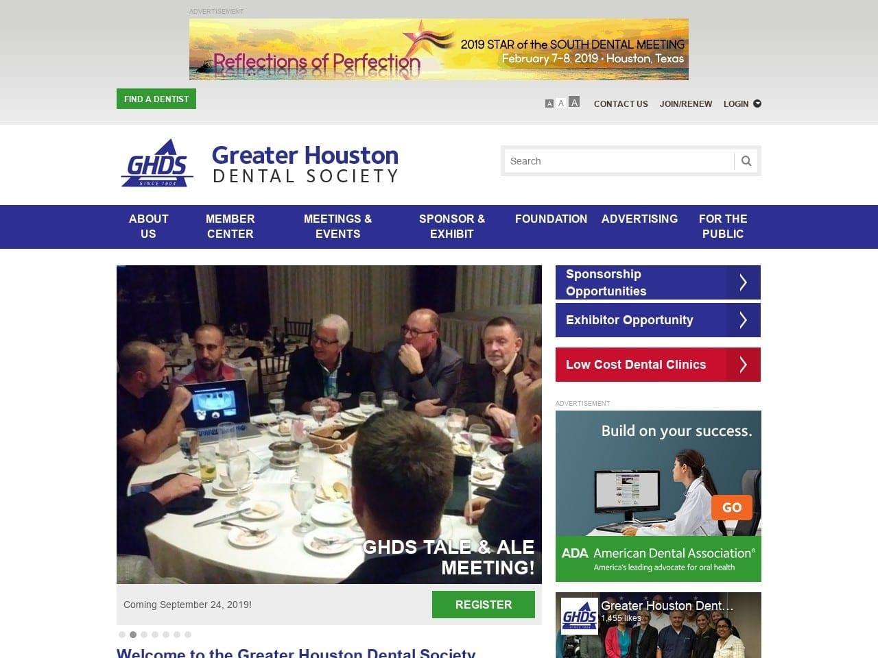Greater Houston Dental Society screenshot