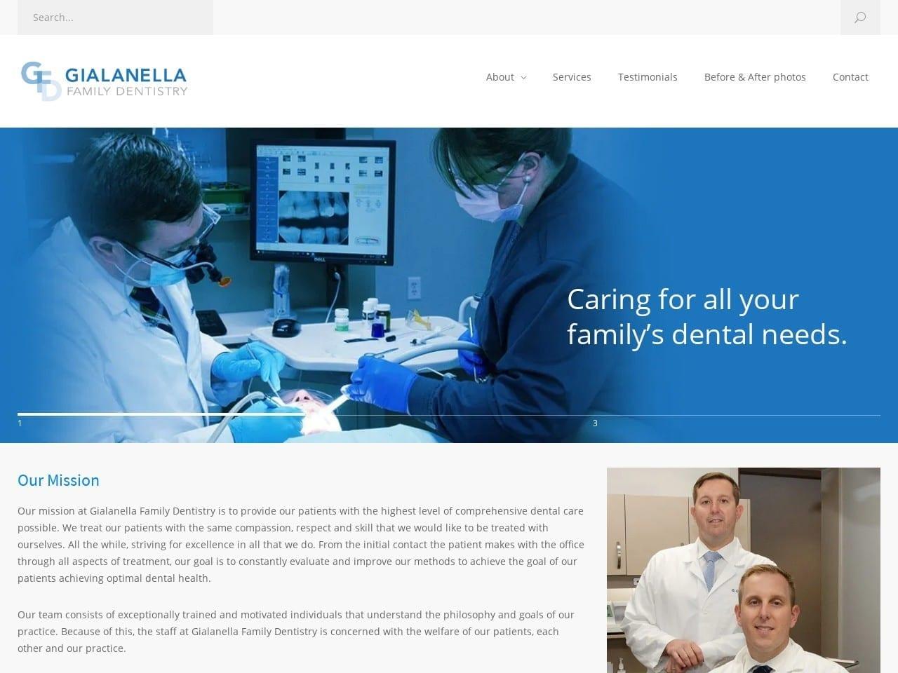 Gialanella Family Dentistry screenshot