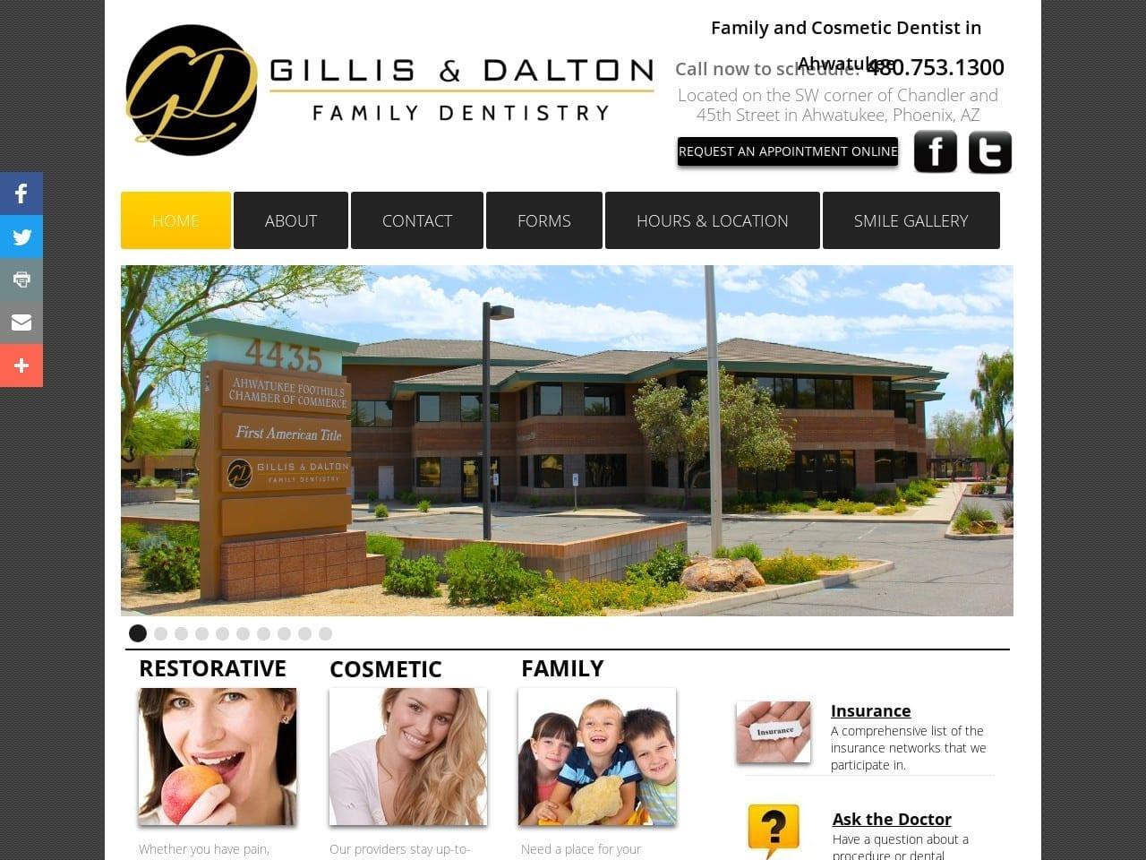 Gillis & Dalton Family Dentistry screenshot