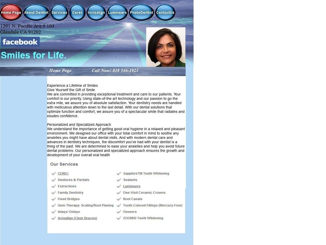 Clarisse Atakhanian DDS Inc. screenshot
