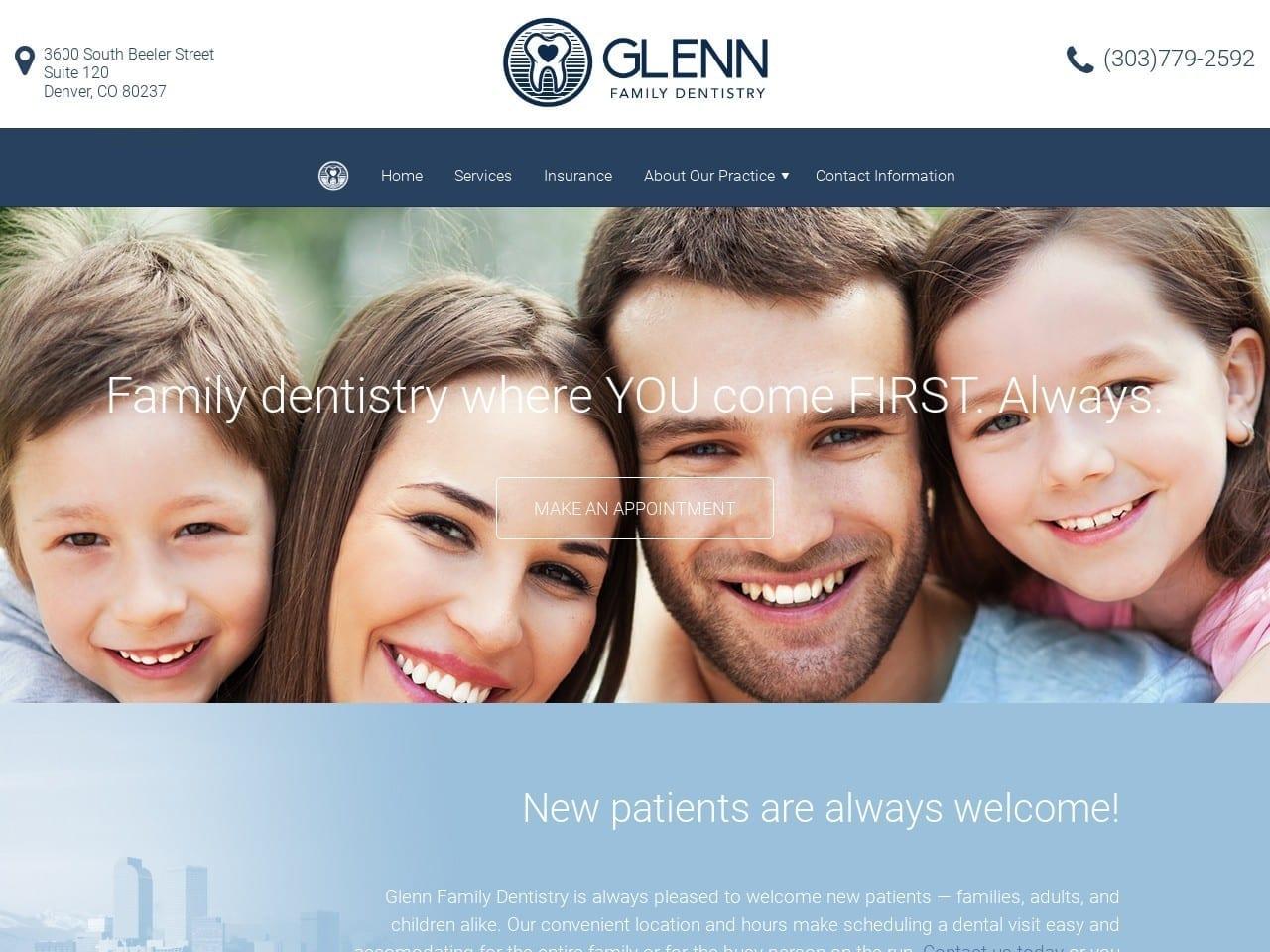 Glenn Family Dentist screenshot