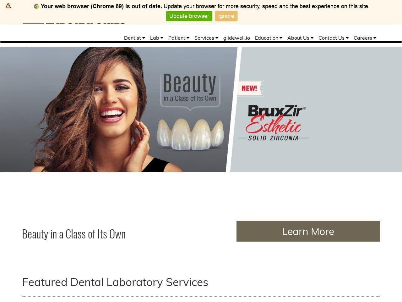 Glidewell Dental screenshot