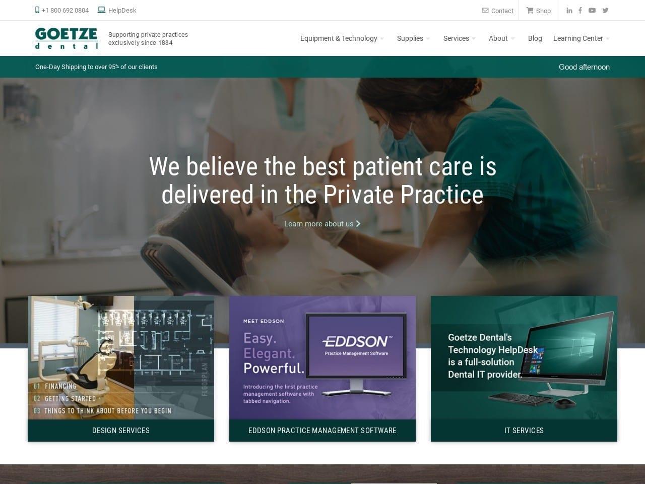 Goetze Dental screenshot