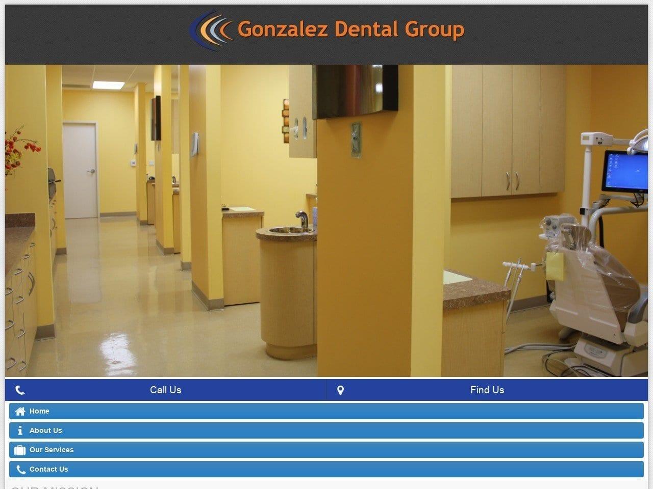 Gonzalez Dental Group screenshot