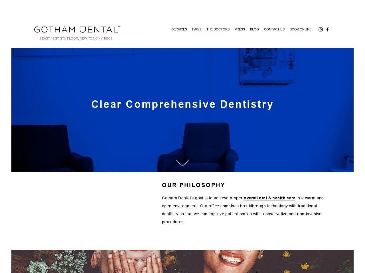 Gotham Dental screenshot