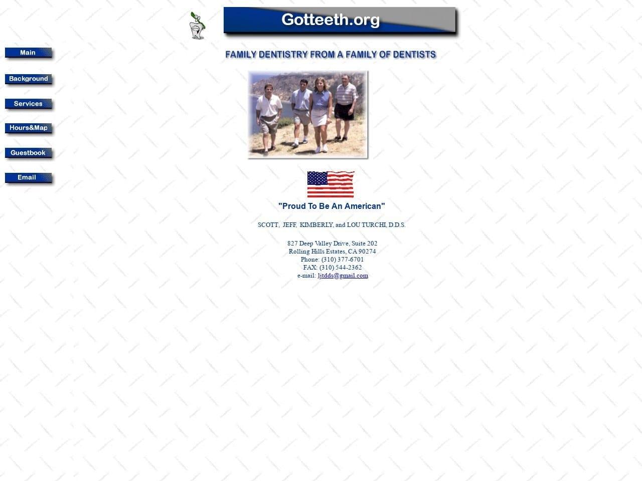 Lewis J. Turchi D.D.S. Inc. screenshot
