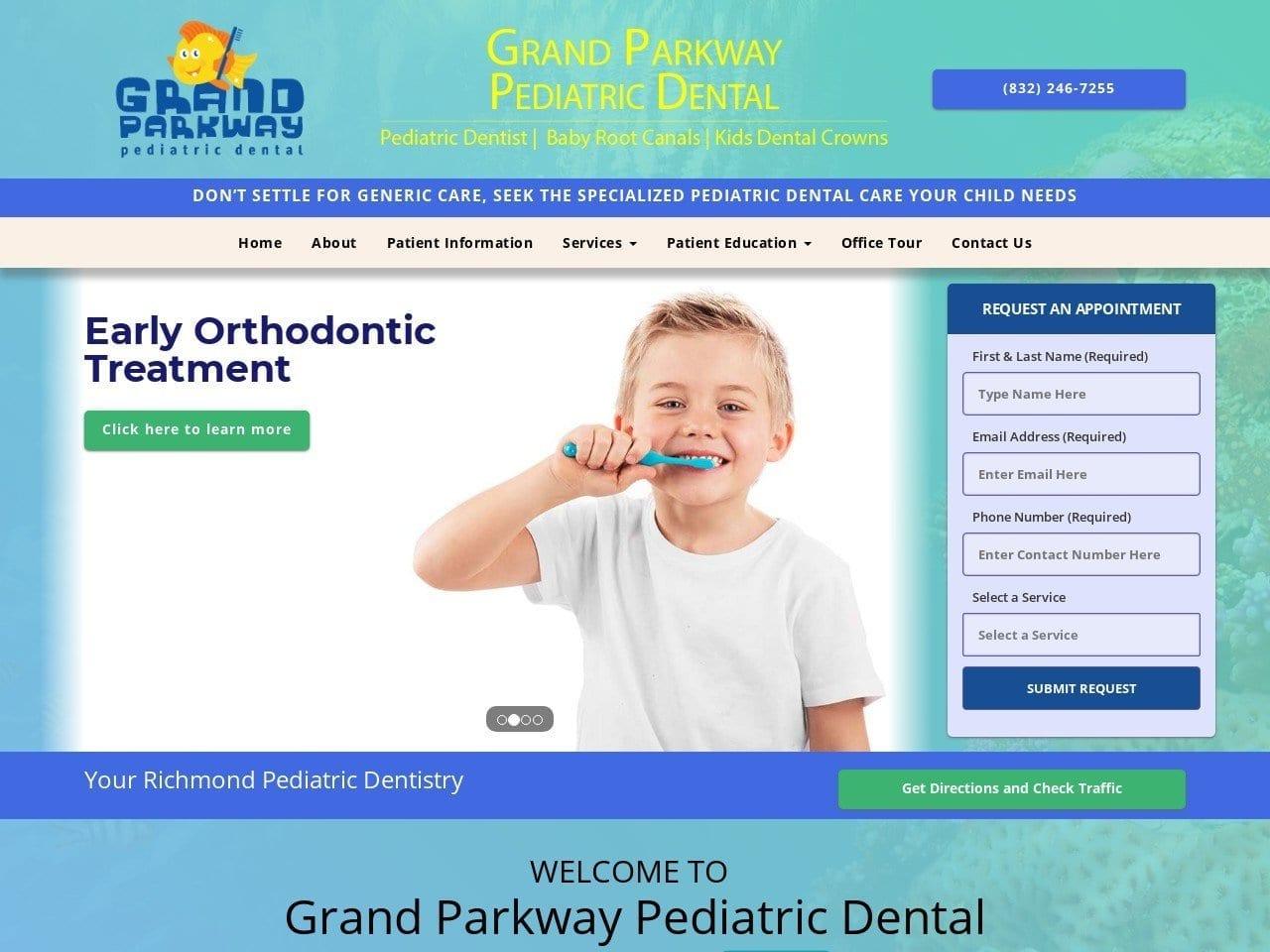 Grand Parkway Pediatric Dental screenshot