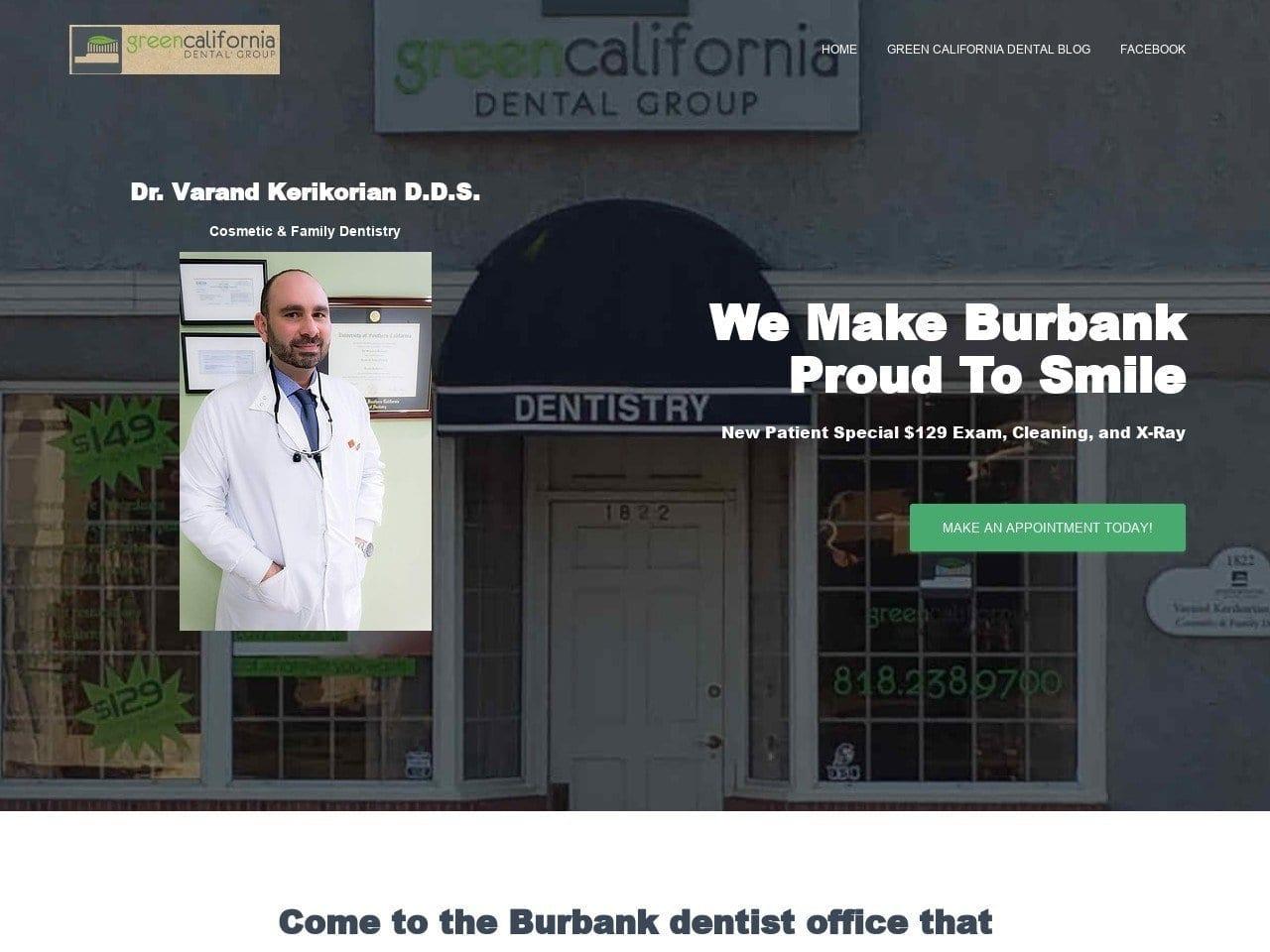 Green California Dental Group screenshot