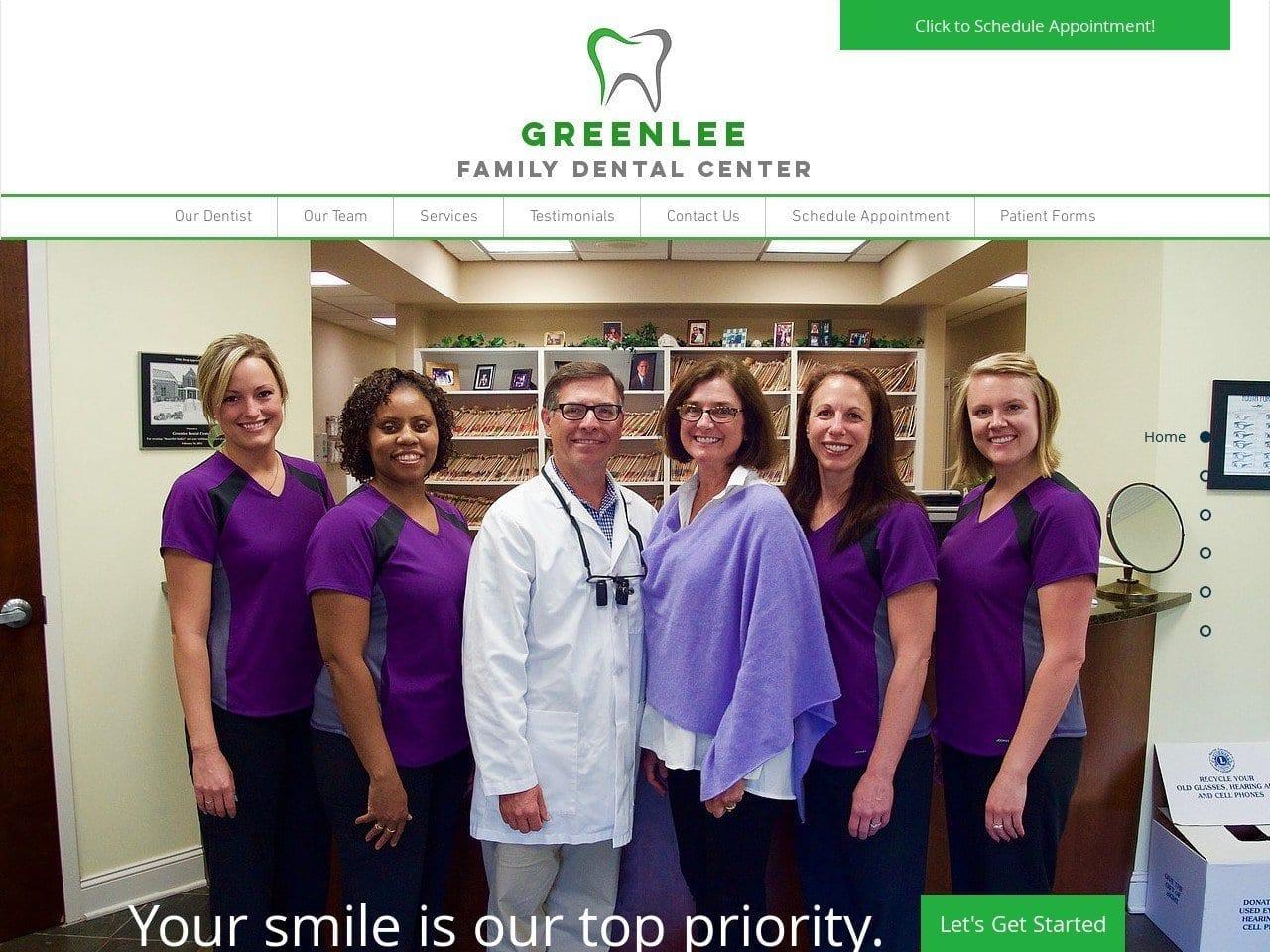 Greenlee Dental Center Greenlee David B DDS screenshot