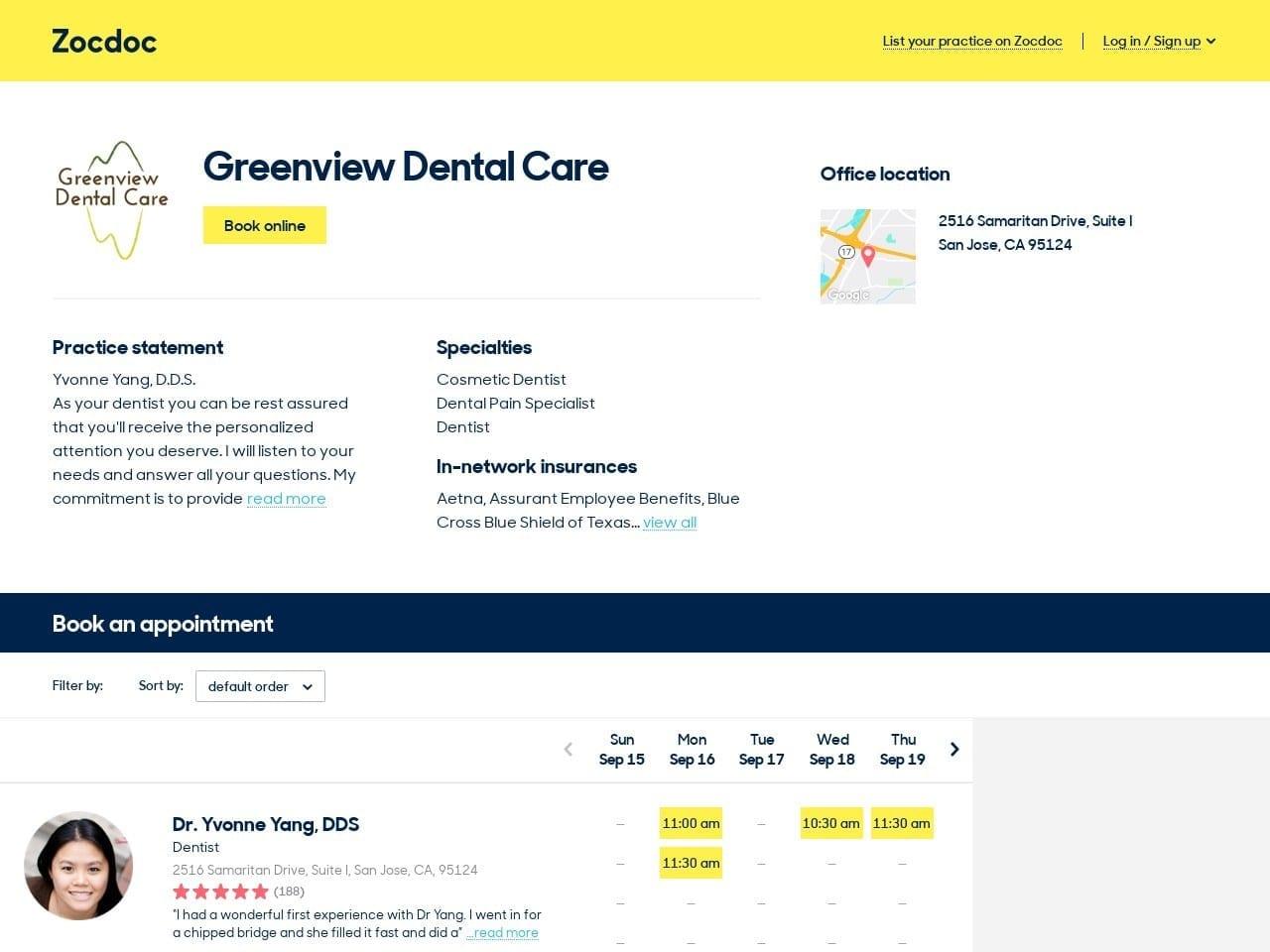 Greenview Dental Care screenshot