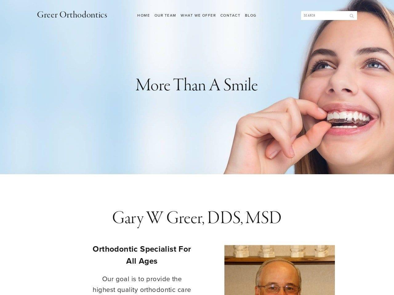 Gary W Greer DDS MSD screenshot