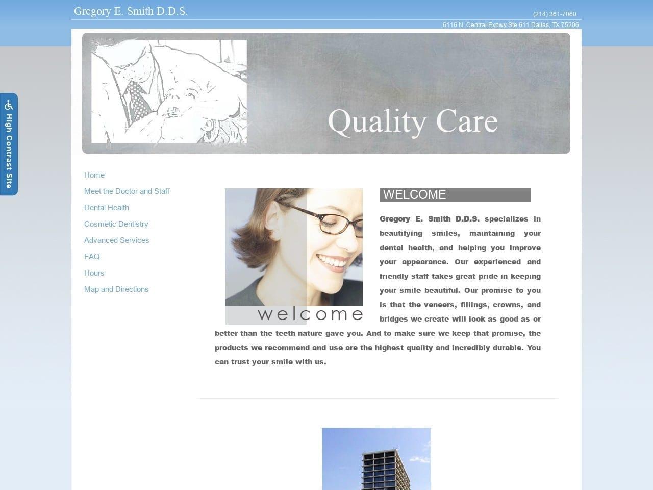 Smith Gregory E DDS screenshot
