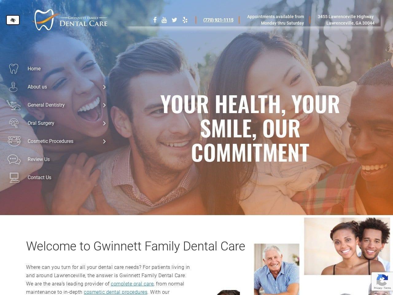 Gwinnett Family Dental Care screenshot