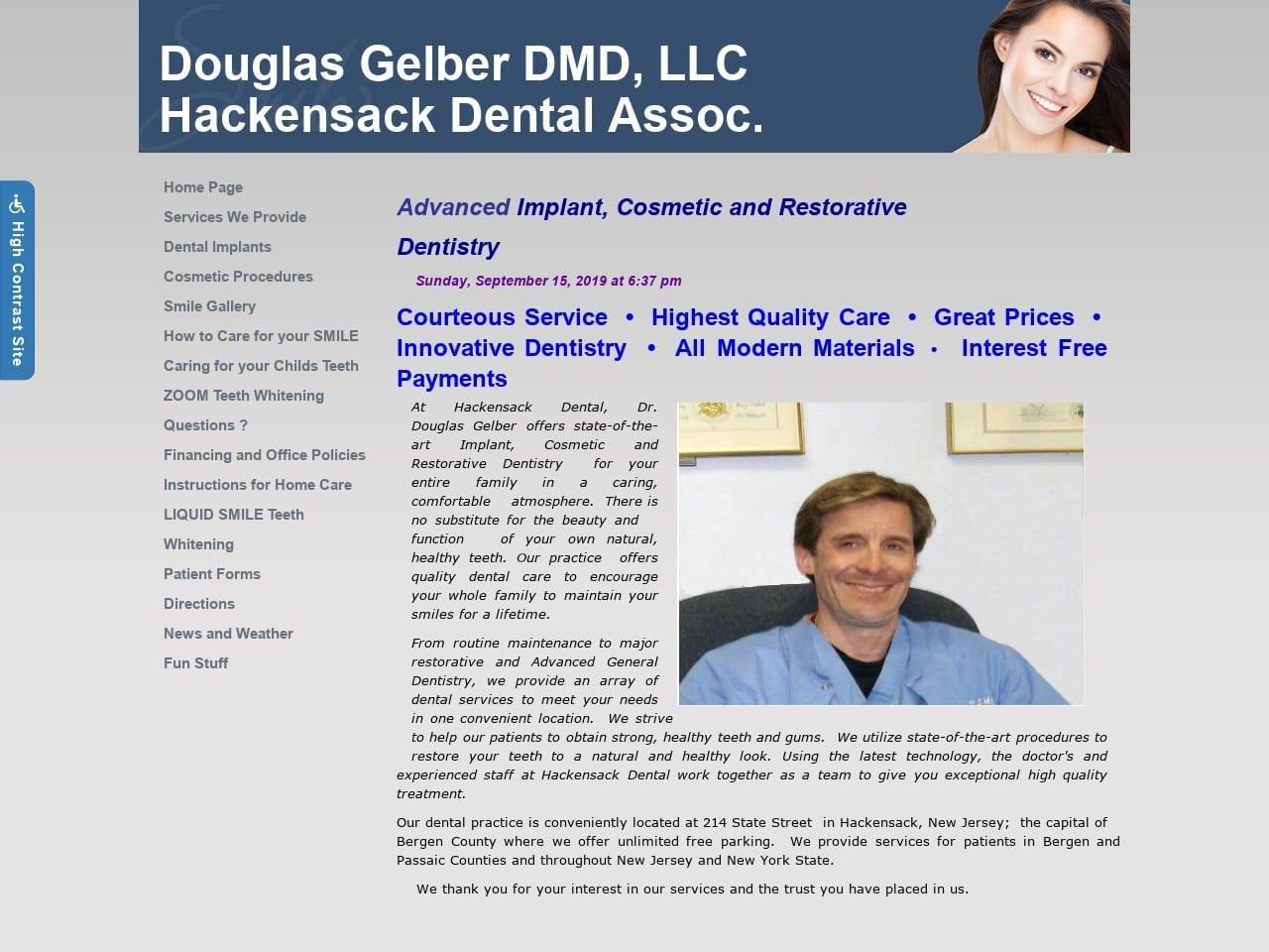 Hackensack Dental screenshot