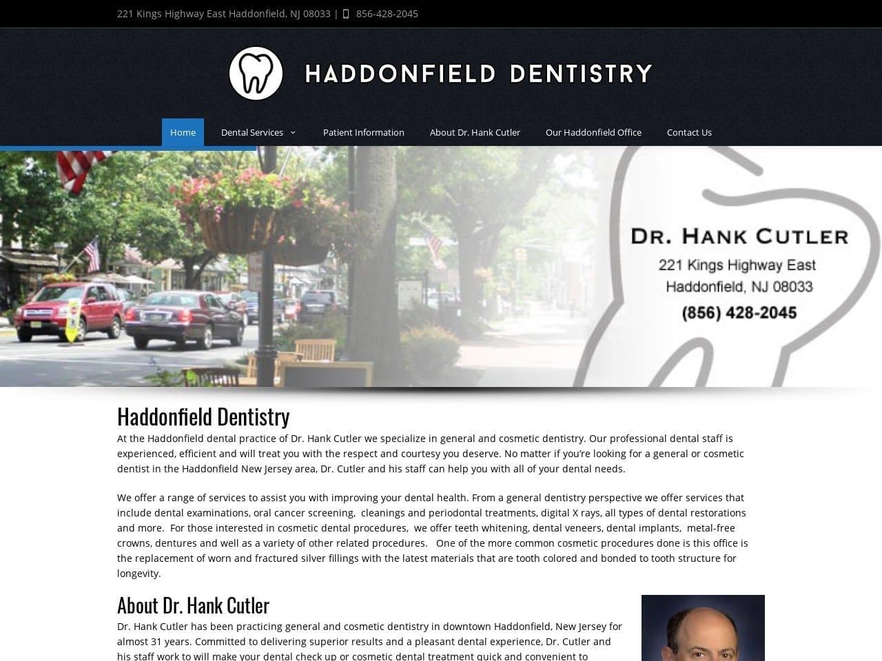 Dr. Hank Z. Cutler DMD screenshot