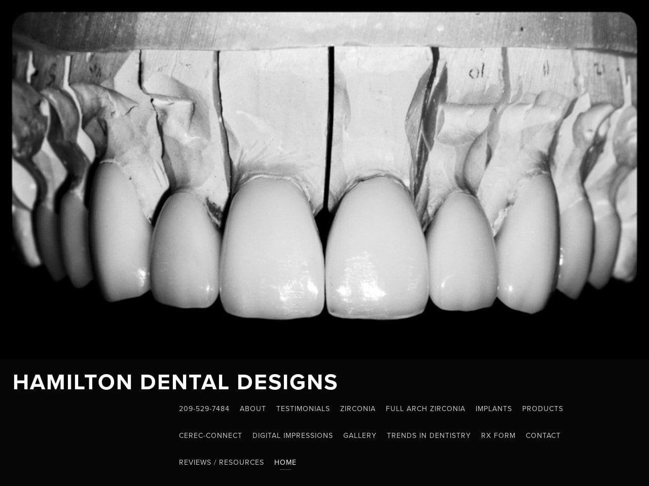Hamilton Dental Designs Inc. screenshot