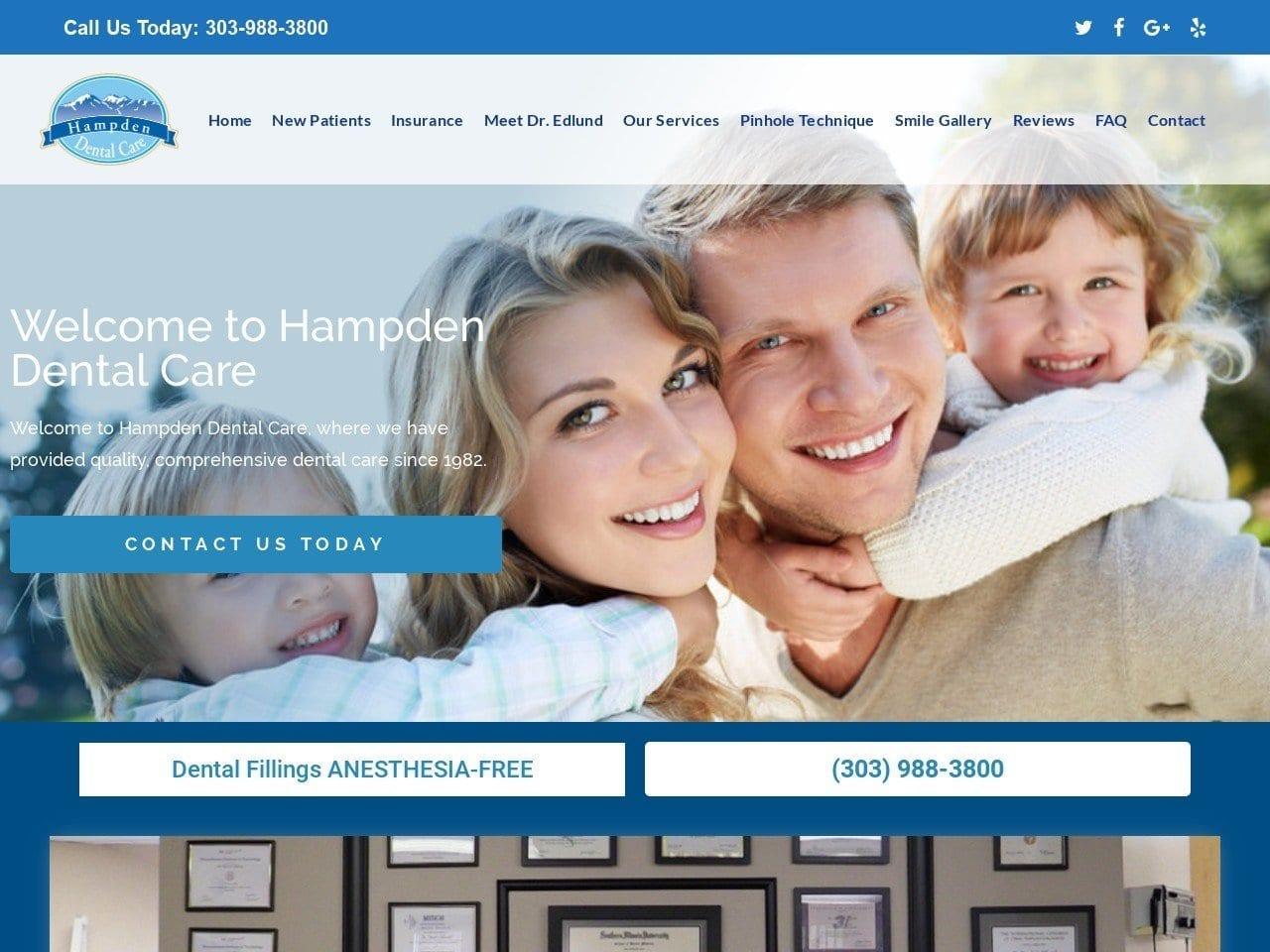 Hampden Dental Care Dr. David Edlund