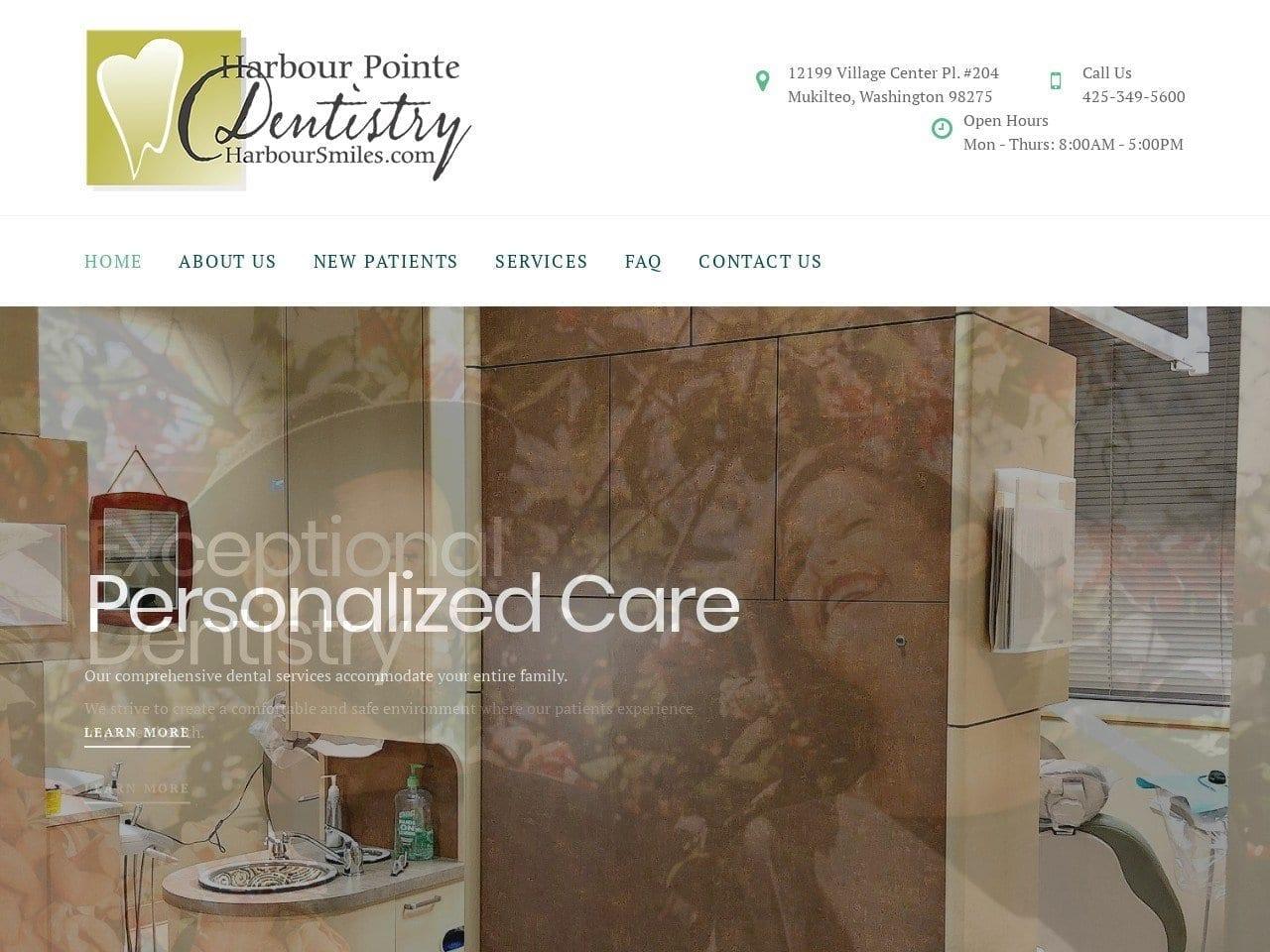 Teresa A. Holzer DDS Harbour Pointe Dentistry screenshot