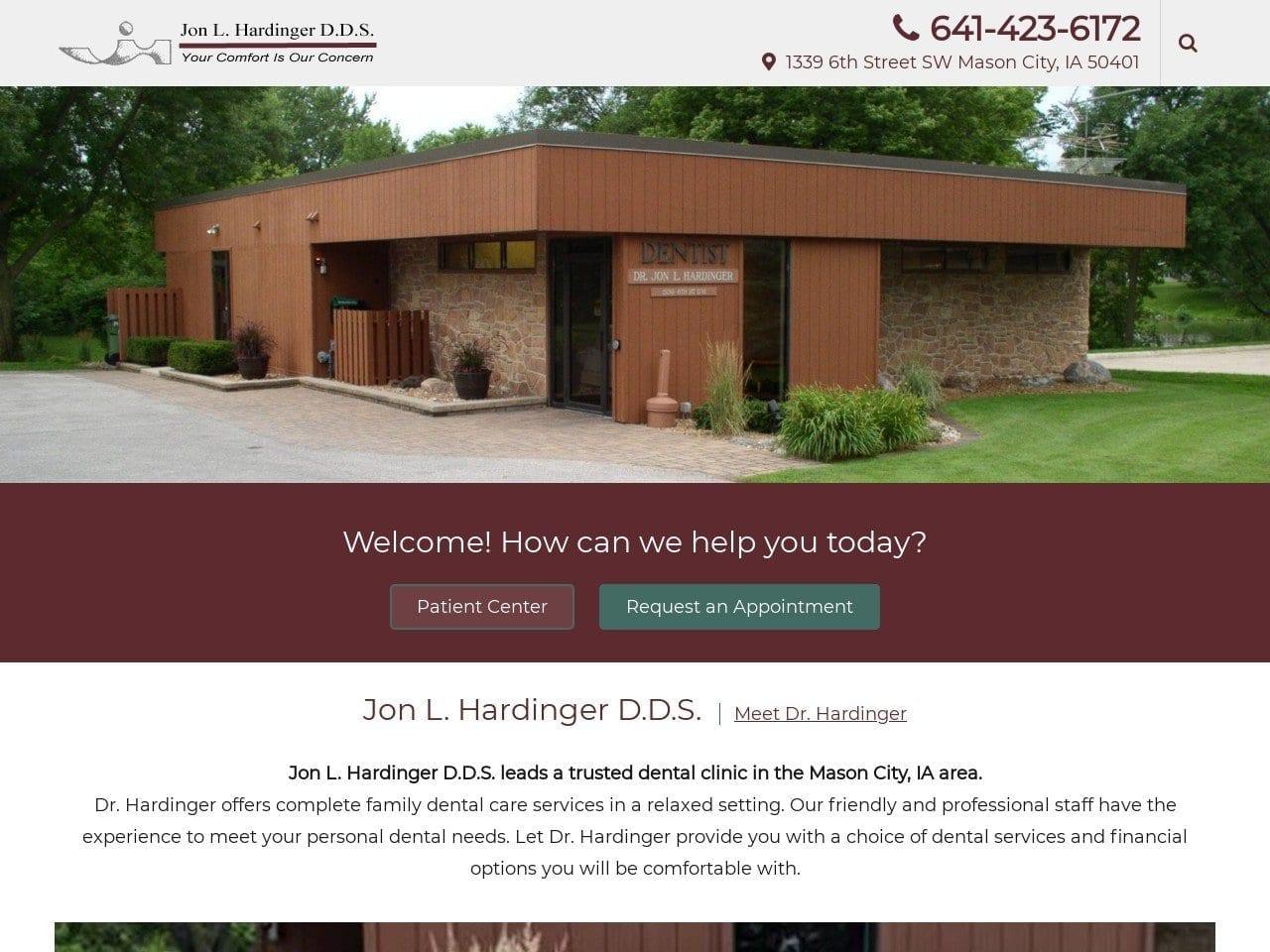 Hardinger Dental screenshot