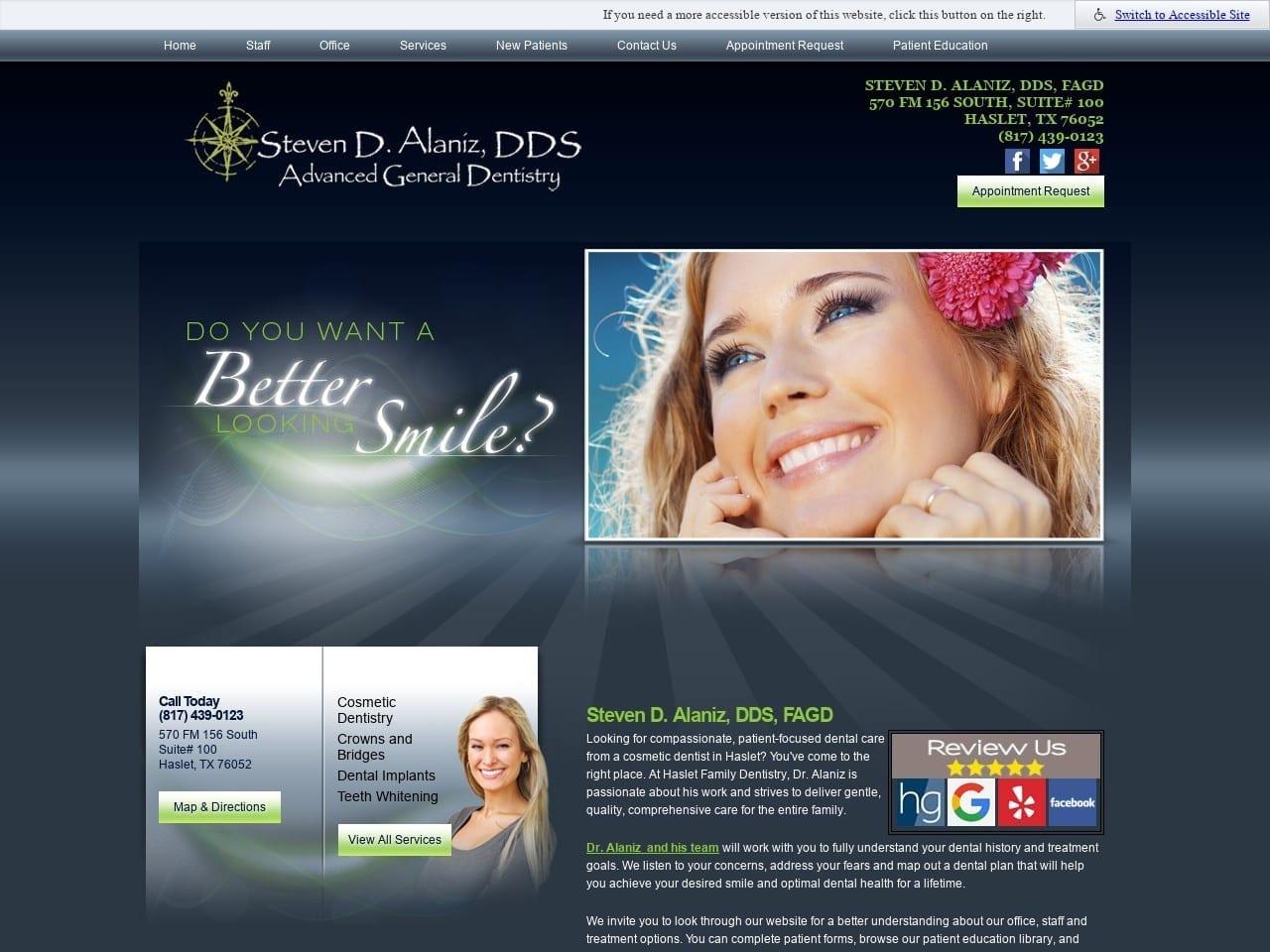 Haslet Family Dentistry screenshot