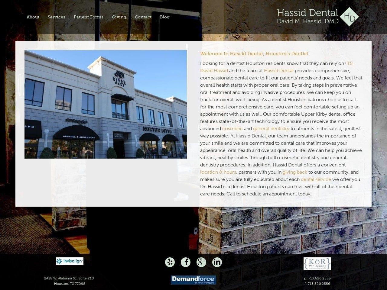 David M. Hassid DMD screenshot