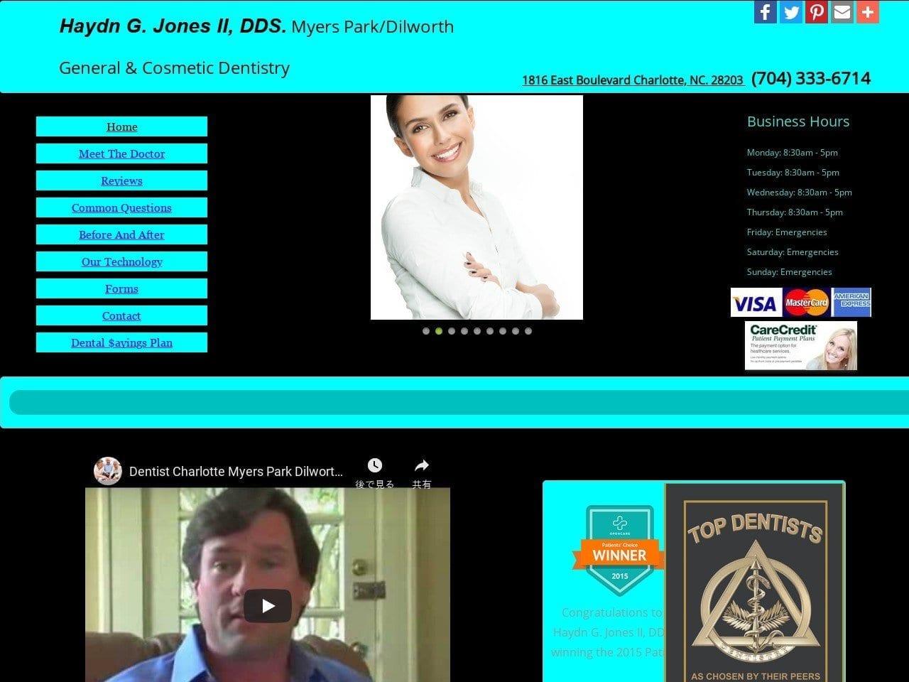 Haydn Jones DDS screenshot