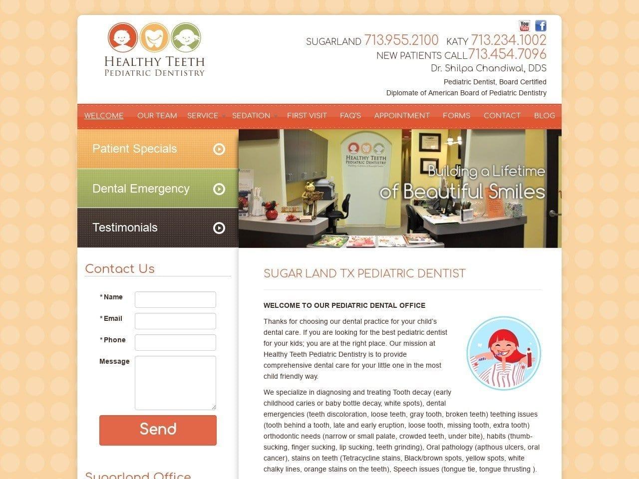 Healthy Teeth Pediatric Dentist screenshot