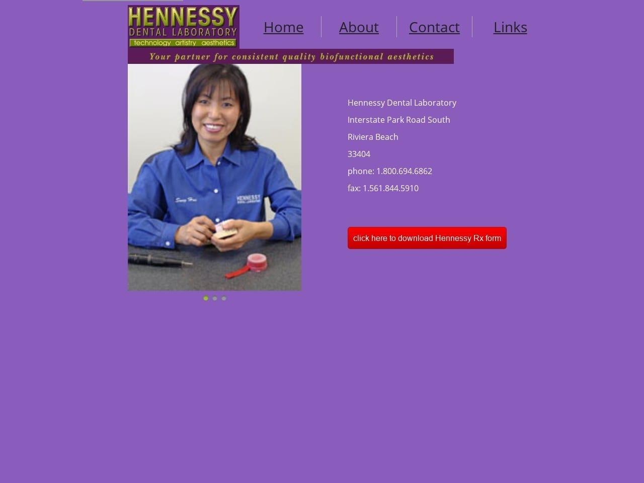 Hennessy Dental screenshot