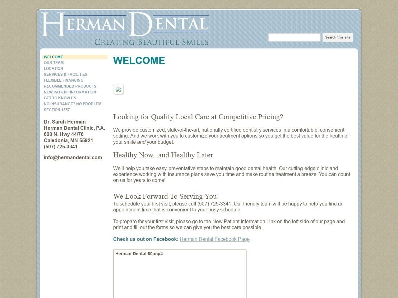 Herman Dental screenshot