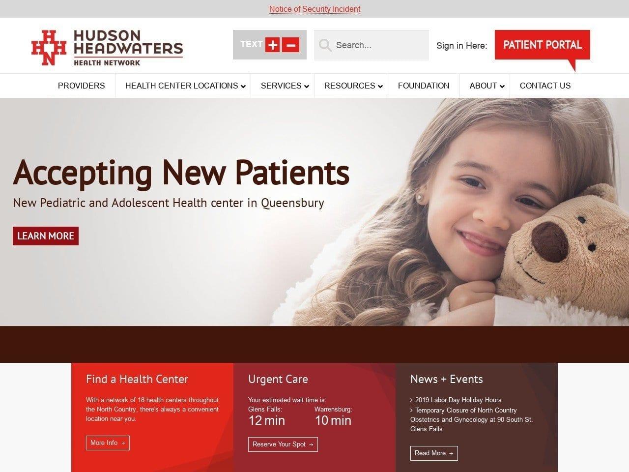 Hudson Headwaters Health Netwo screenshot